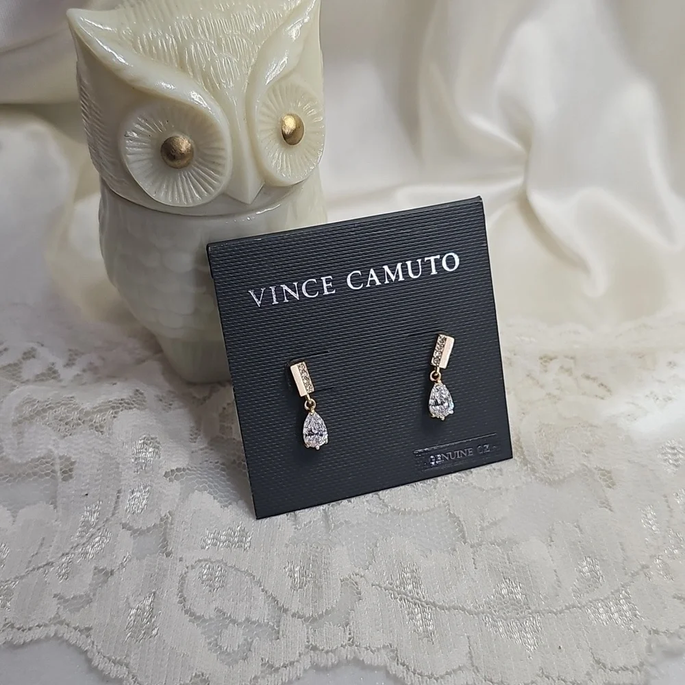 Vince Camuto Gold and Silver Drop Earrings